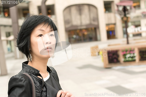 Image of Asian mature woman