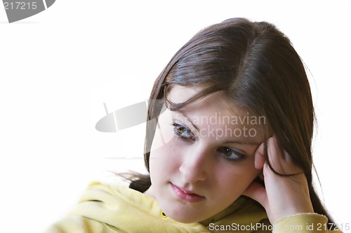 Image of Bored teenager