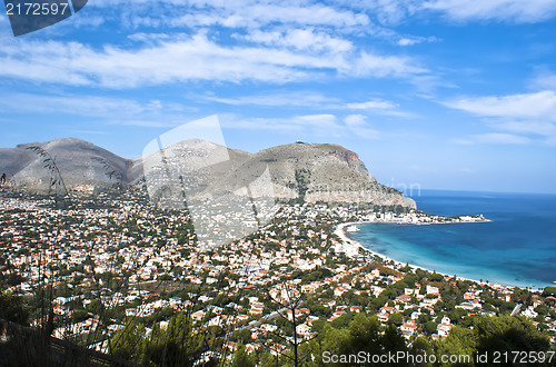 Image of Panoramic view of the mondello's gulf