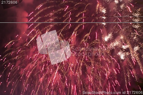 Image of Colorful fireworks