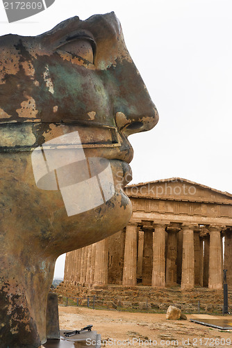 Image of Valley of the Temples, Agrigento, Sicily, Italy.