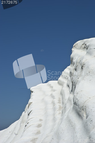 Image of Stair of the Turkish, white mountain.Agrigento