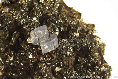 Image of golden mineral background