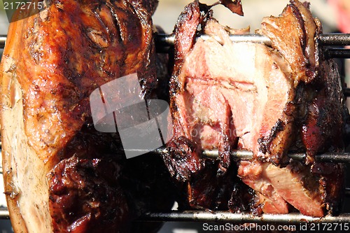 Image of roasted pork knuckle