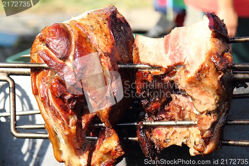 Image of roasted pork knuckle