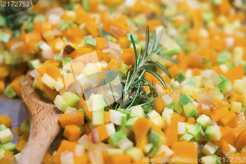 Image of chopped vegetables 