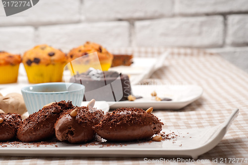 Image of group of various dessert cake 