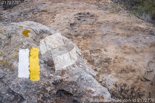 Image of Hiking trail marker