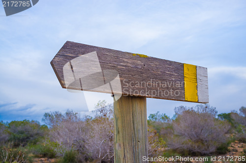 Image of Hiking signpost