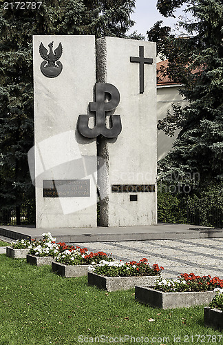 Image of Polish memorial.
