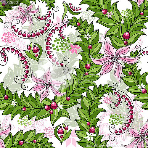 Image of Seamless spring colorful pattern