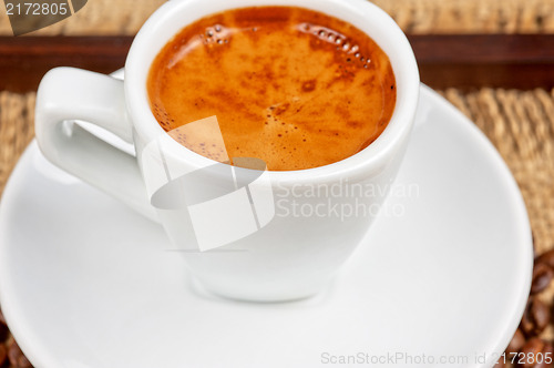 Image of Deliicous coffee closeup