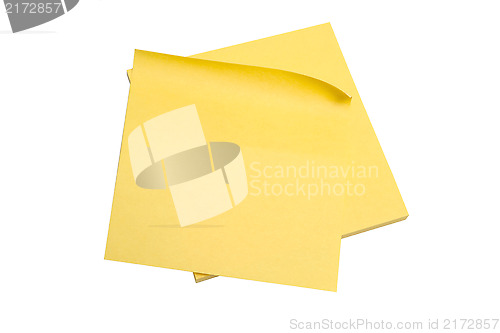 Image of Yellow memo paper 