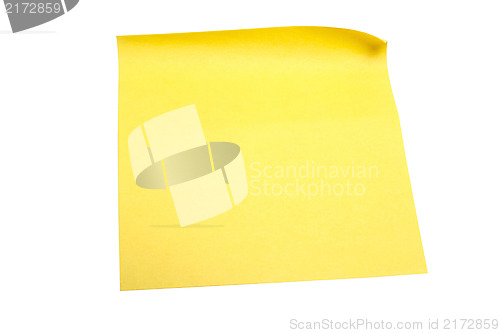 Image of Yellow memo paper