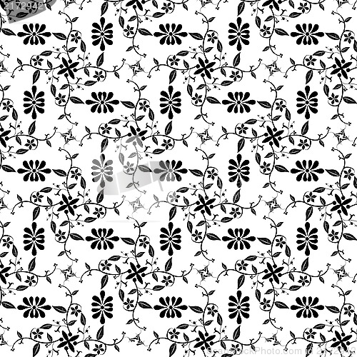 Image of seamless floral pattern