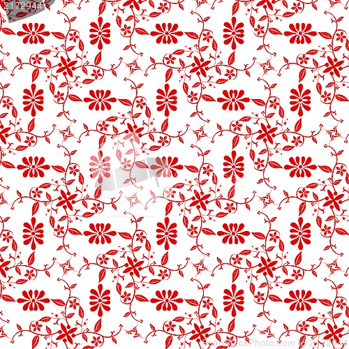 Image of seamless floral pattern