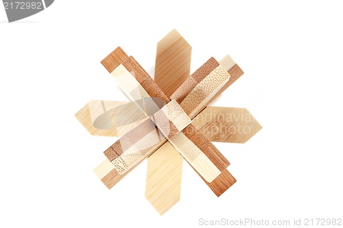 Image of solved wooden puzzle