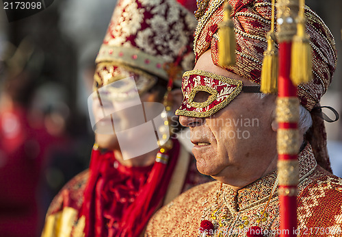 Image of Disguised Couple