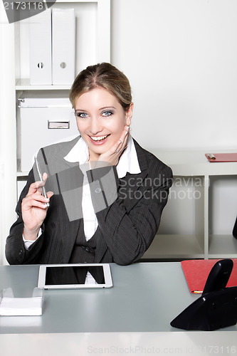 Image of Happy businesswoman