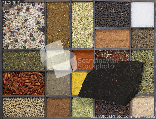 Image of various spices