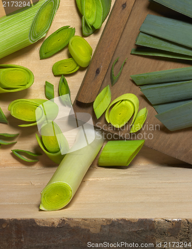 Image of leek and slicer