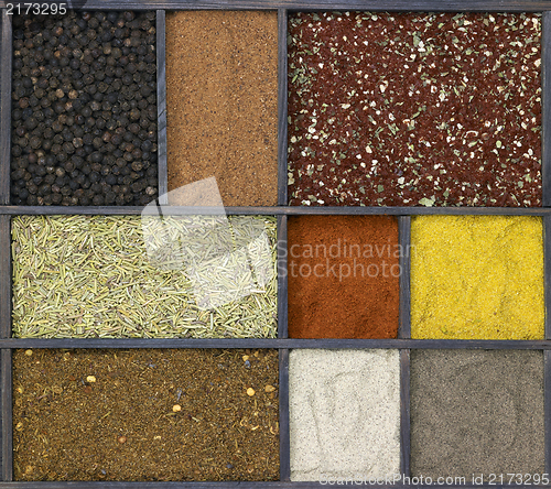 Image of various spices