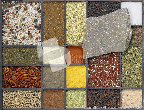 Image of various spices