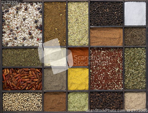 Image of various spices