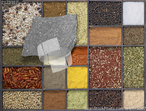 Image of various spices