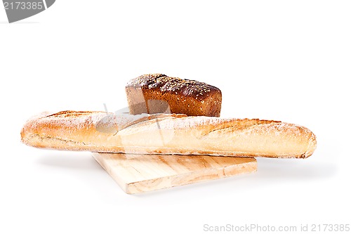 Image of fresh bread and baguette