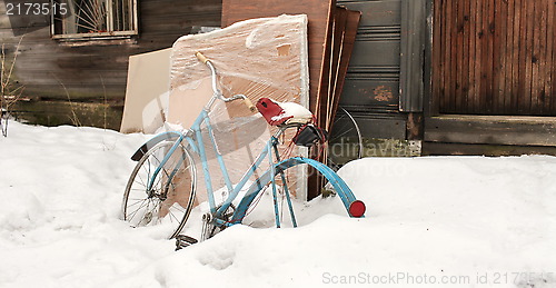 Image of broken old bike