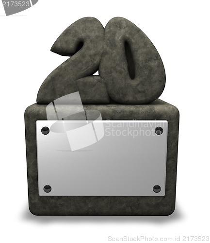 Image of stone number
