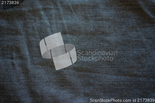 Image of black fabric abstract background small white dots 