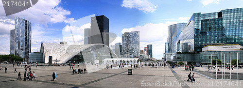 Image of PARIS - May 8: Panorama of Skyscrapers in business district of D