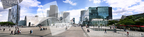 Image of PARIS - May 8: Panorama of Skyscrapers in business district of D