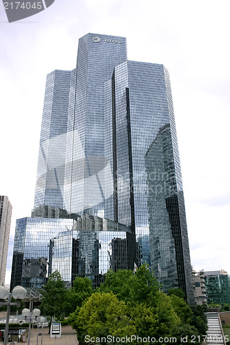 Image of PARIS - May 8: Skyscrapers in business district of Defense to th
