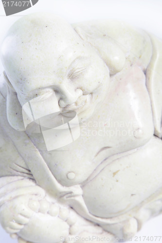 Image of White Buddah statue