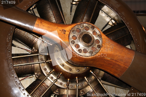 Image of Sopwith Pup Engine. WW1