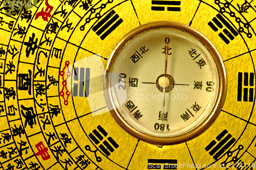 Image of Chinese Feng Shui compass 