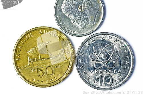 Image of Former European currency of Greek