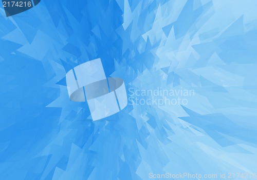 Image of Abstract blue background with stars