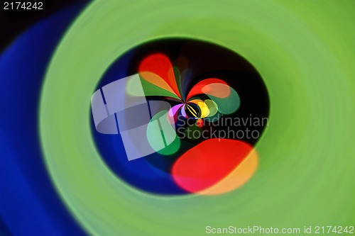 Image of Abstract color shapes background