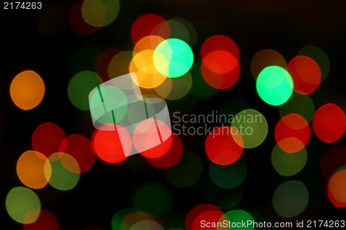 Image of Color blurred lights