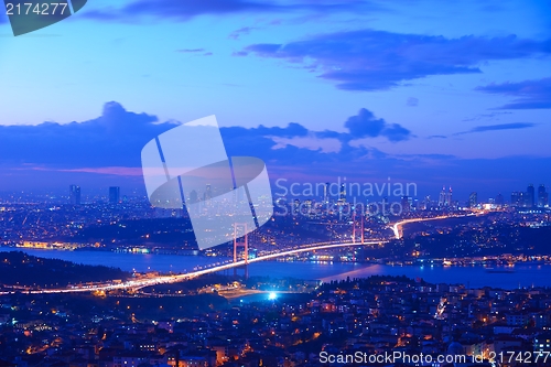 Image of Istanbul Turkey Bosporus Bridge