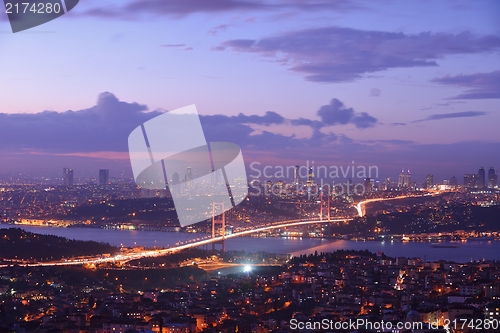 Image of Istanbul Turkey Bosporus Bridge