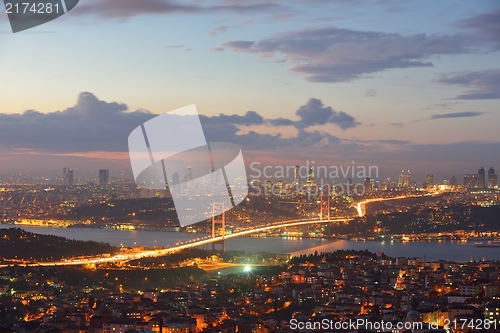 Image of Istanbul Turkey Bosporus Bridge