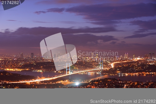 Image of Istanbul Turkey Bosporus Bridge