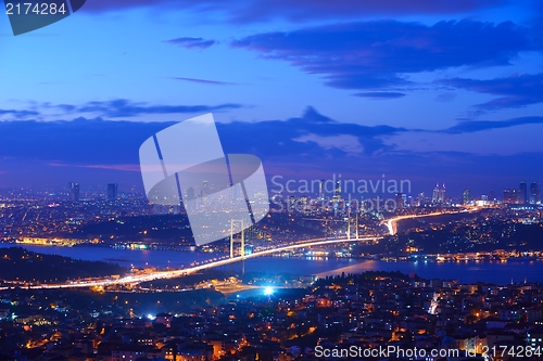 Image of Istanbul Turkey Bosporus Bridge