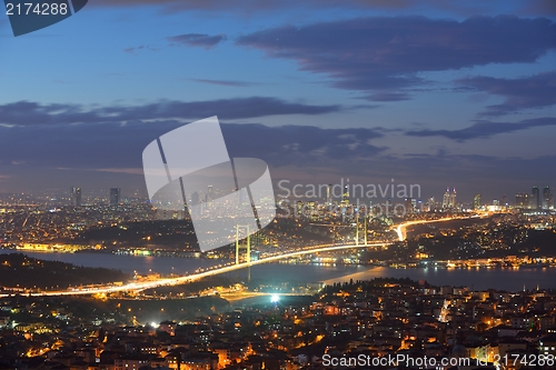 Image of Istanbul Turkey Bosporus Bridge