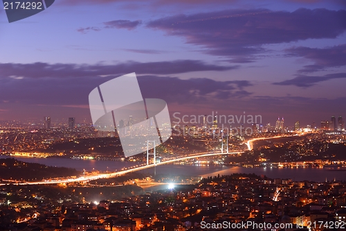 Image of Istanbul Turkey Bosporus Bridge